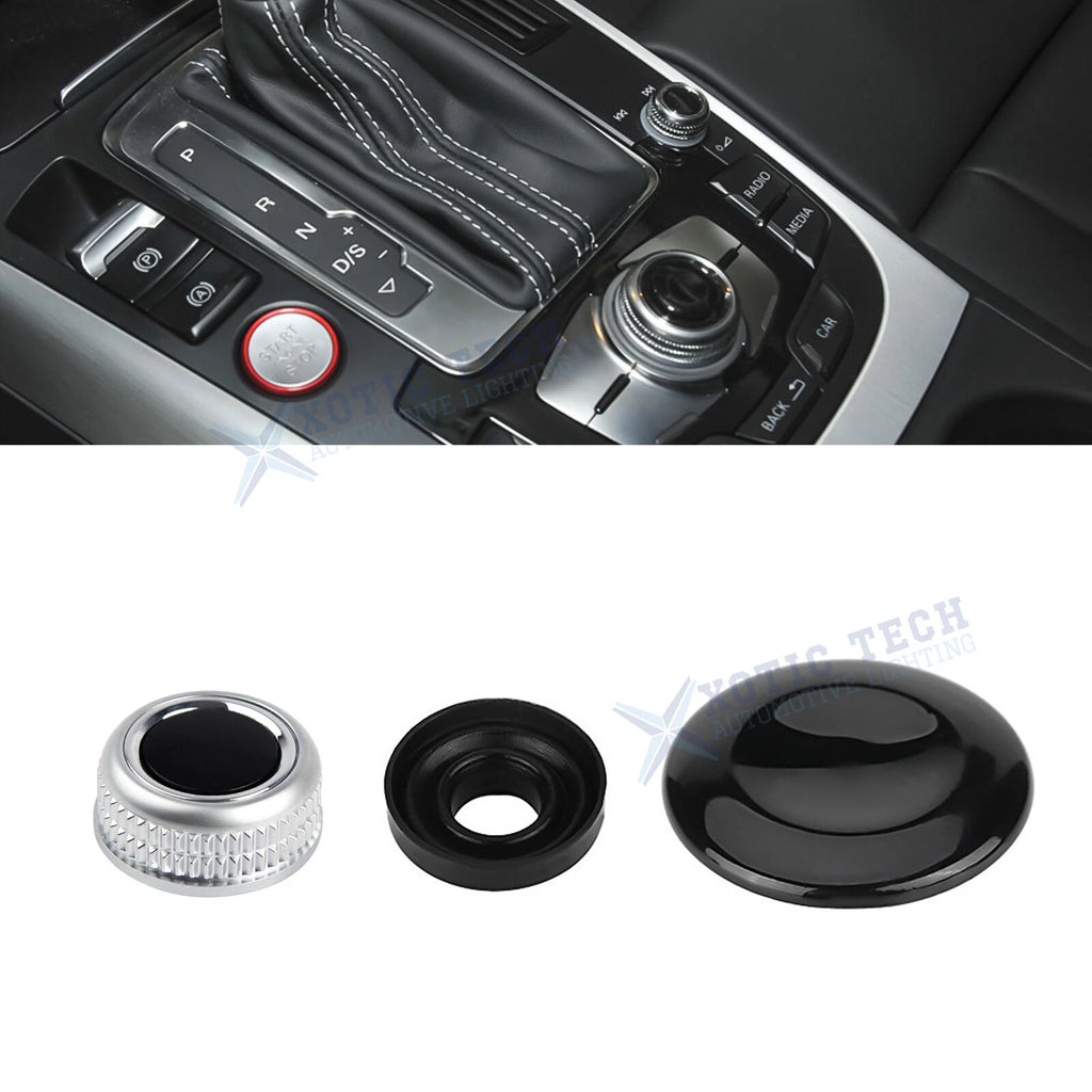 Joystick Center Console Volume Control Knob Cover for Audi A4 A5 Q5 (2013–2015)