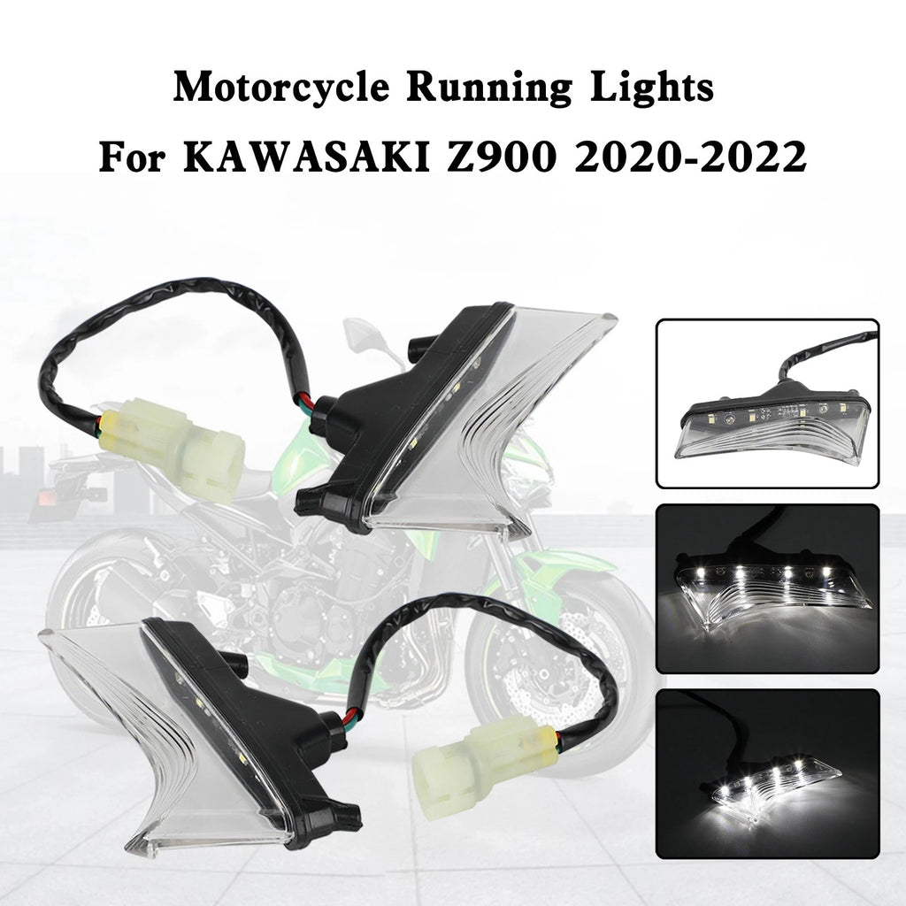 LED Front Daytime Running Lights for Kawasaki Z900 (2020–2022)