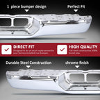 Steel Chrome Rear Step Bumper for Toyota Tundra (2000–2006)