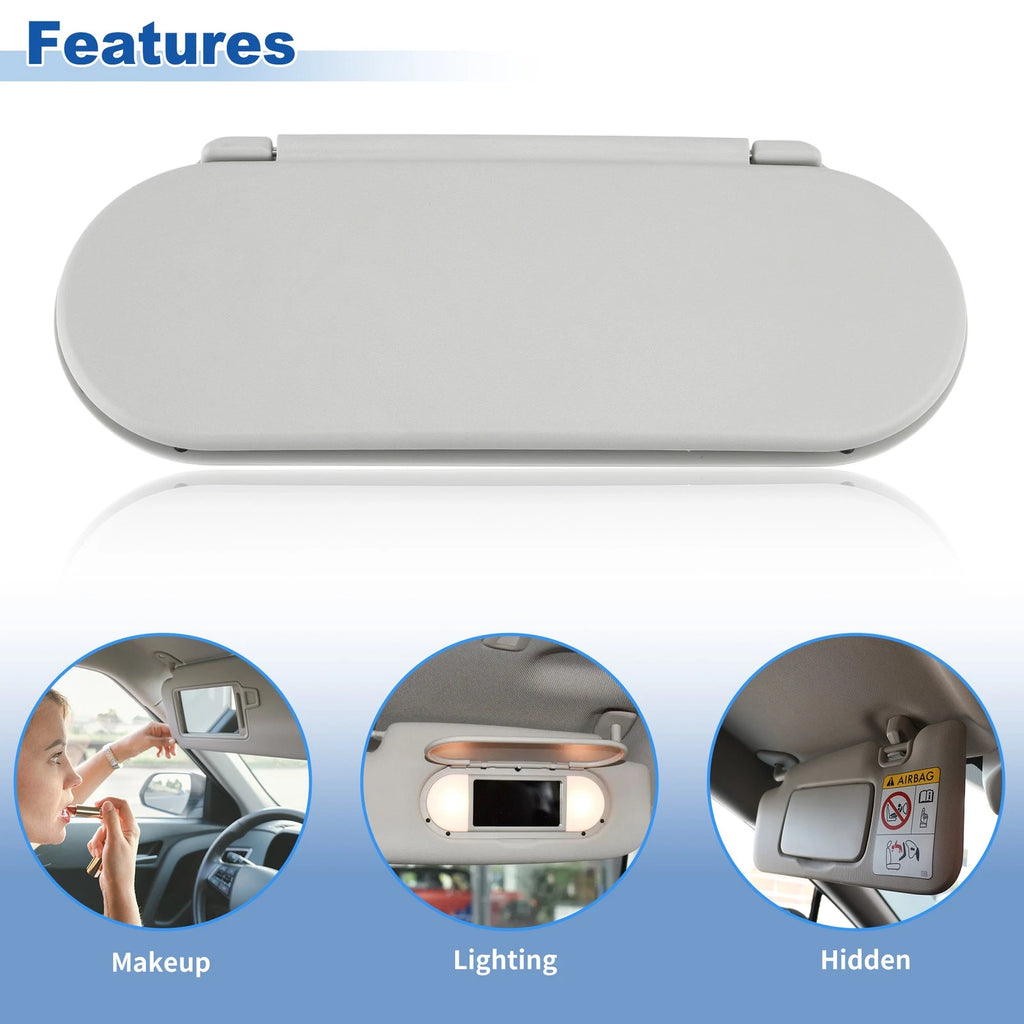 Sun Visor Vanity Mirror Cover for BMW Mini Cooper F55 F56 F60 (2015–2022)