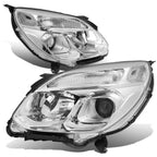 Chrome Clear Side Projector Headlights with Turn Signal for Chevy Equinox (2016–2017)
