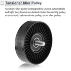 Drive Belt Idler Pulley for Chevrolet C1500 (1990–1991) 36419 Plastic
