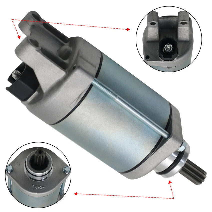 Starter for Suzuki LT-Z400 QuadSport Z400 (2009–2018)