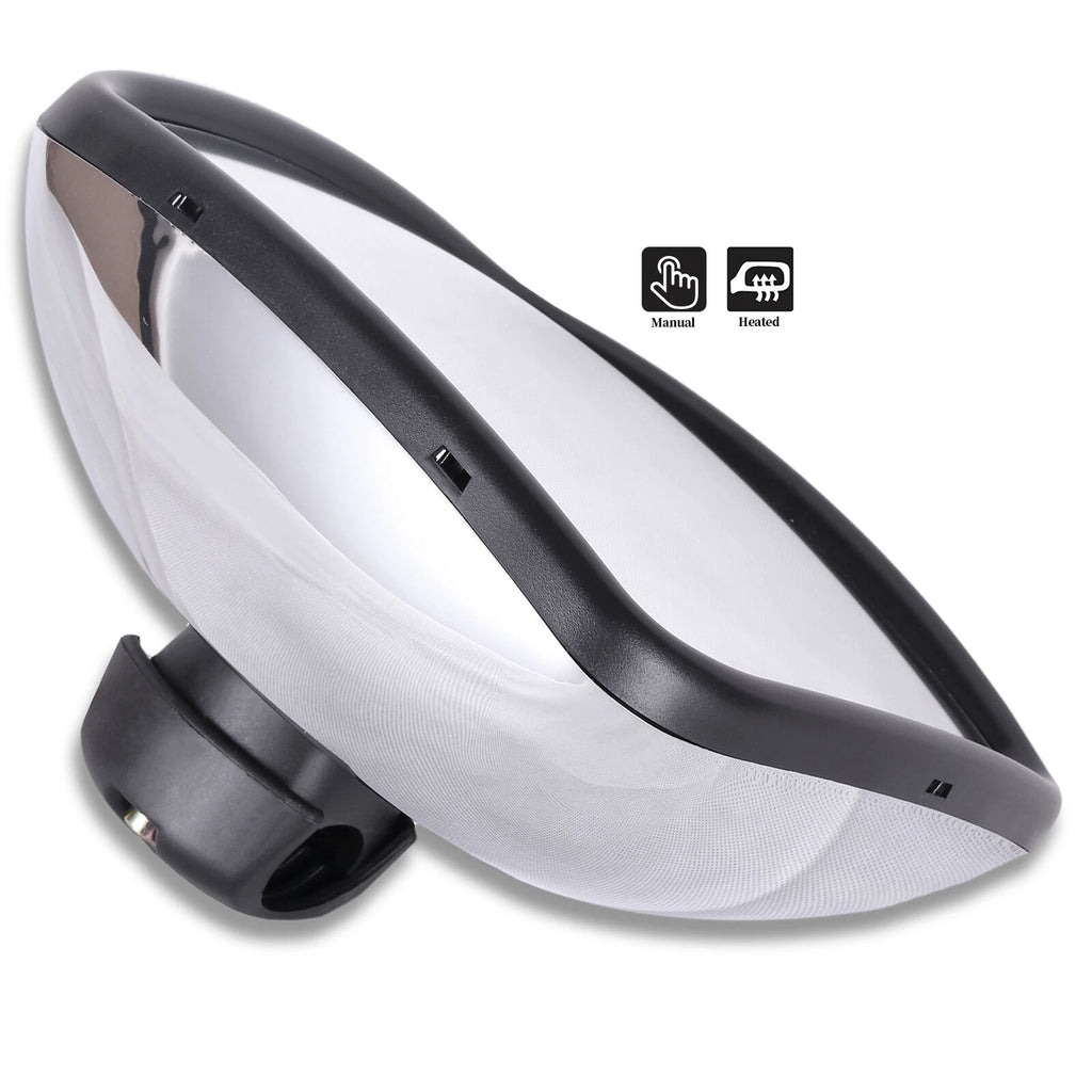 Replacement Side View Wide Manual Heated Mirror for Freightliner M2 Columbia (2002–2019)