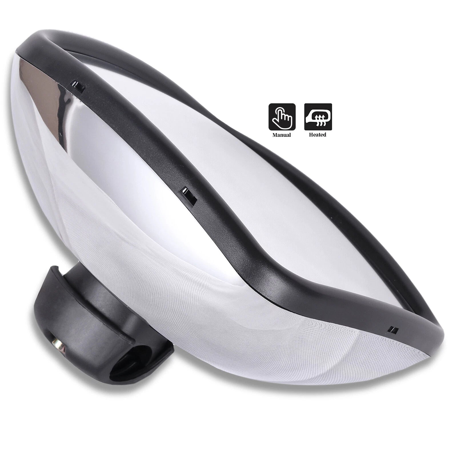 Replacement Side View Wide Manual Heated Mirror for Freightliner M2 Columbia (2002–2019)