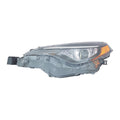 Replacement Polypropylene Driver Side Headlight Assembly w/LED Daytime