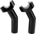 4.5" Pullback Handlebar Risers for Harley Davidson (2000–2023) - Black