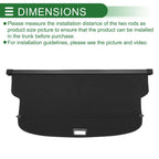 Retractable Cargo Cover for Chevrolet Orlando (2018–2023) Gloss Black