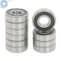 Set of 10 Ball Bearings 6305 2RS C3 for Various Applications (25x62x17mm)