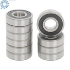 Set of 10 Ball Bearings 6305 2RS C3 for Various Applications (25x62x17mm)