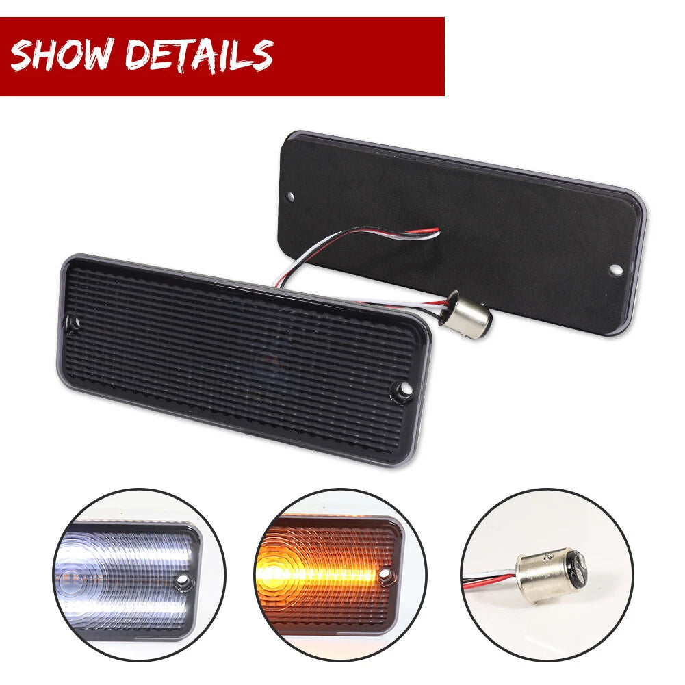Smoke Switchback LED Parking Signal Light for Ford F-100 (1974–1977)