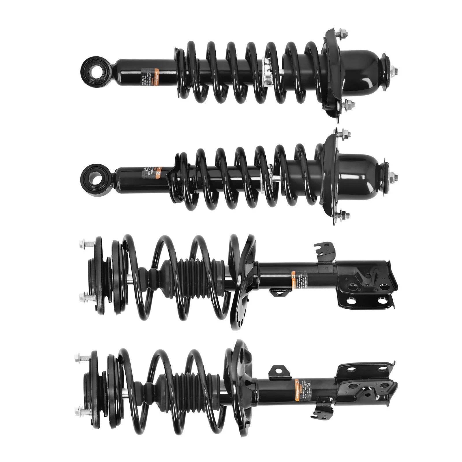 Set of 2 Front & Rear Strut Shock Spring for Toyota Corolla (2014–2019)