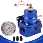Fuel Pressure Regulator Kit with 0-160psi Gauge for AN6 AN8 (EFI)