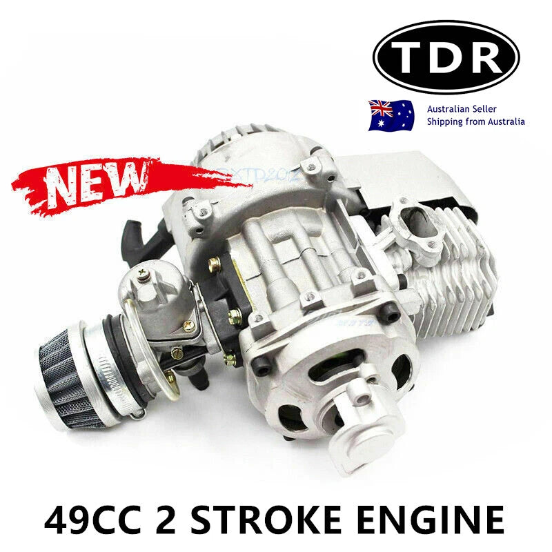 49cc 2-Stroke Engine Motor for Mini Pocket PIT Quad Dirt Bike ATV (TDRMOTOR)
