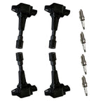 Set of 4 Ignition Coils & Spark Plugs for Mazda 2 (2011–2014)