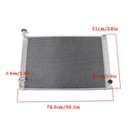 3 Row Aluminum Radiator for Toyota Sienna (2007–2010)
