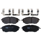 Set of 4 Brake Pad Sets for Subaru WRX Legacy Outback (2010–2017)