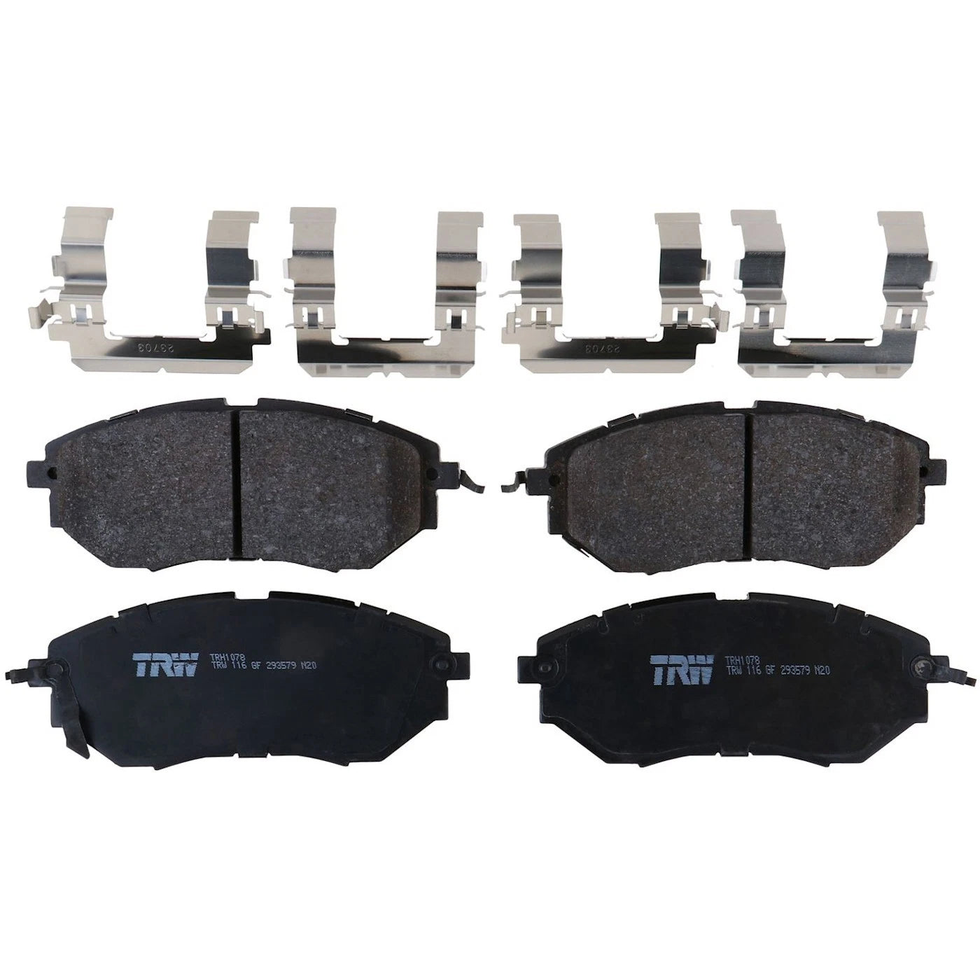 Set of 4 Brake Pad Sets for Subaru WRX Legacy Outback (2010–2017)