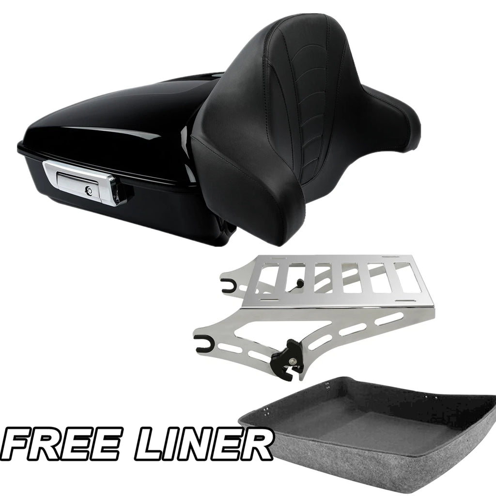 Chopped Trunk Backrest Mount Rack for Harley Electra Road Glide (2014–2026)