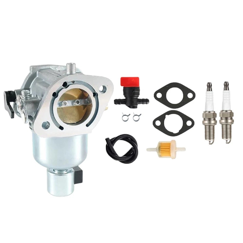 Carburetor with 2 Gaskets, 2 Clamps, 1 Switch, 1 Fuel Filter for Kawasaki Mowers