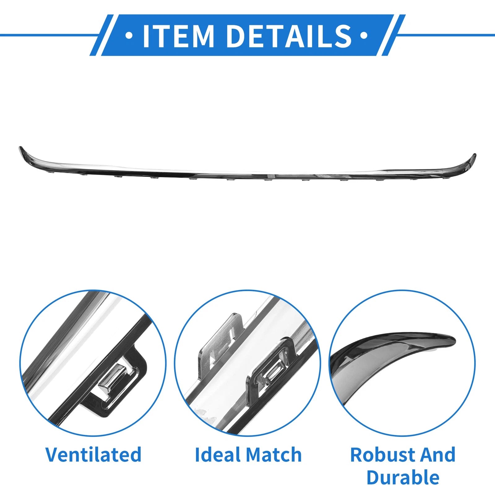 Rear Lower Center Bumper Grille Trim for Mercedes-Benz GLC300 (2016–2023)