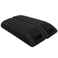 Leather Synthetic Console Armrest Cover for Lincoln MKX (2011–2015) Beige Stitch