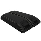 Leather Synthetic Console Armrest Cover for Lincoln MKX (2011–2015) Beige Stitch