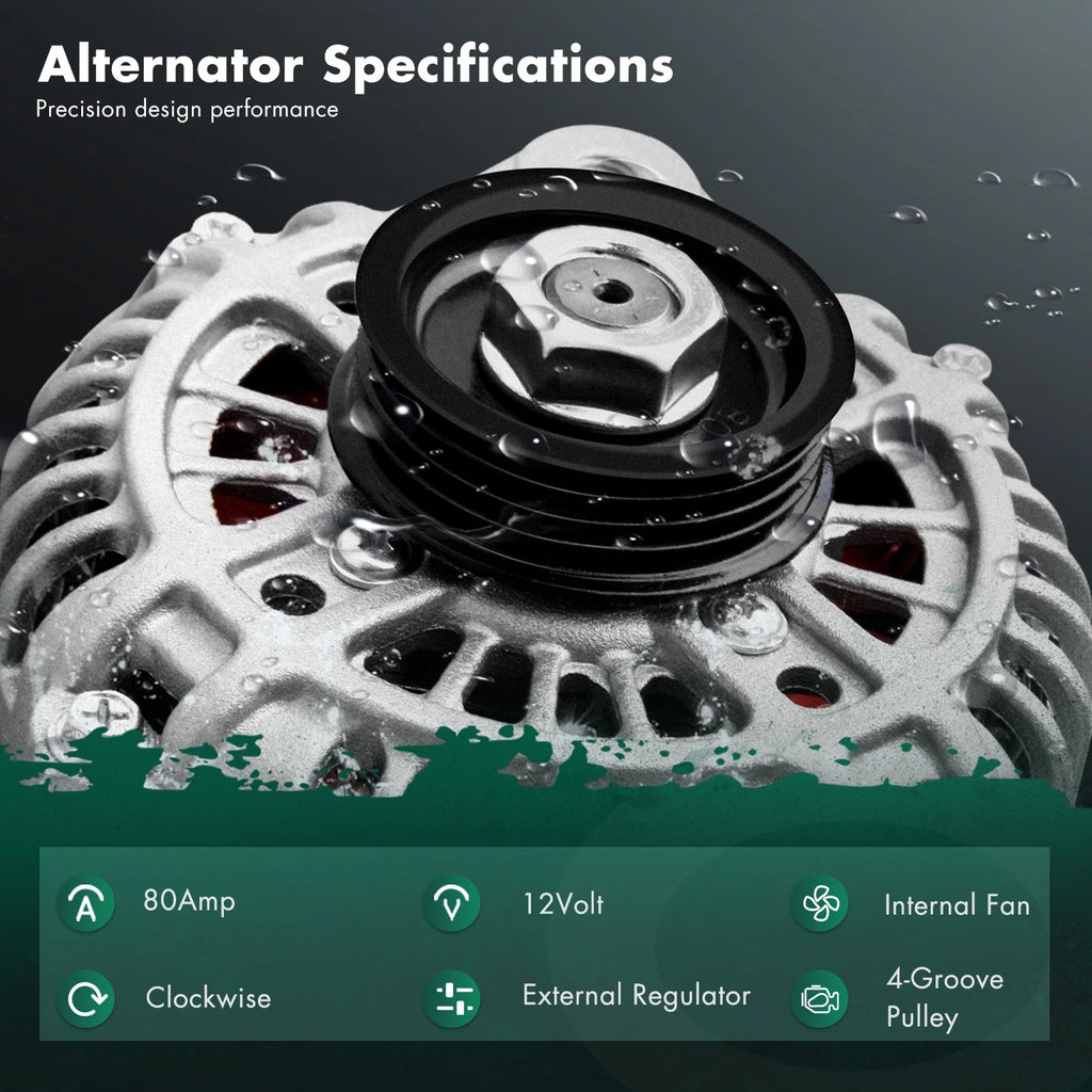 80Amp Alternator for Mazda Protege (1999–2003)