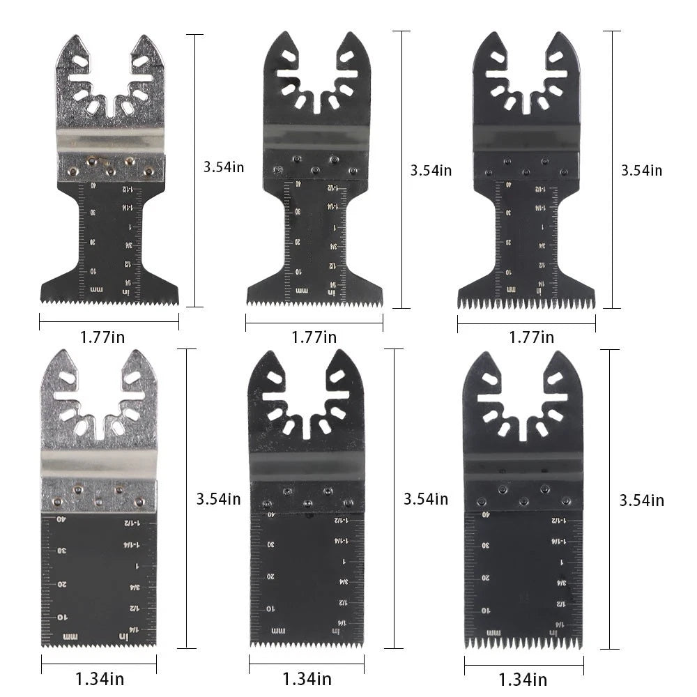 48PCS Oscillating Multitool Saw Blades Kit for Universal Use