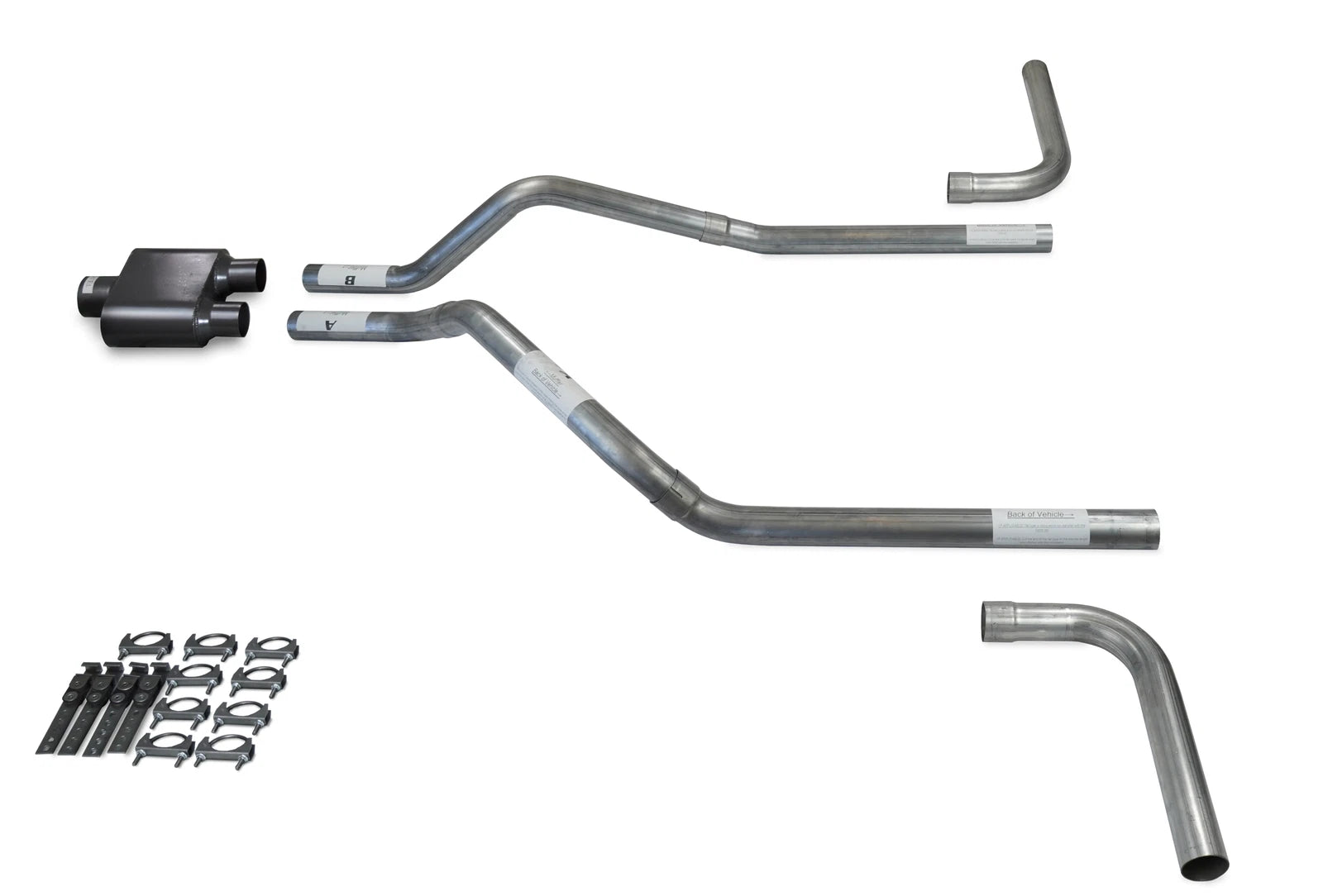 Dual Exhaust Kit for GMC Jimmy (1992–1994) 2.5" Side Exit