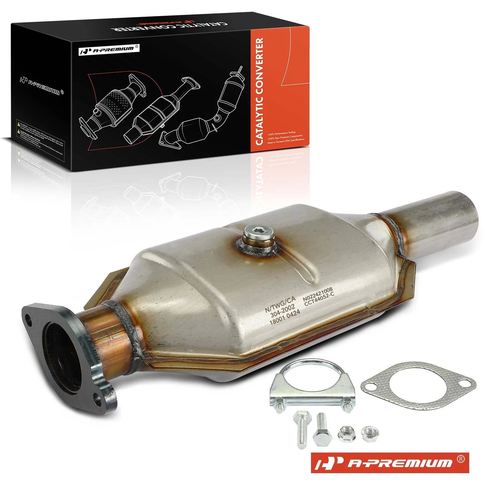 Catalytic Converter Rear for Ford Fusion, Mercury Milan (2010–2012)