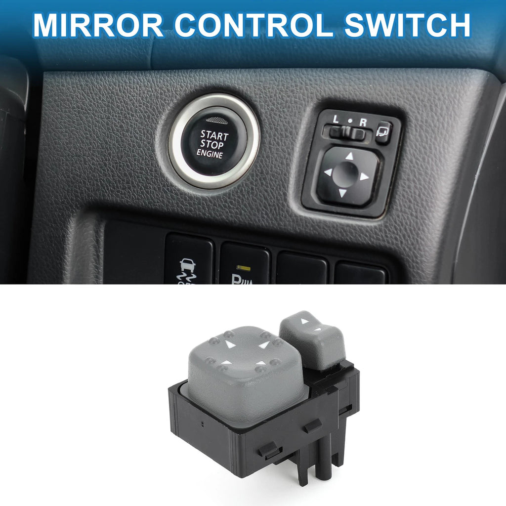 Car Mirror Switch for Chevrolet Blazer S10 (2002–2005) Plastic Black Gray