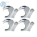 4X 49mm Windshield Clamps for Dyna (2002–2016)