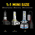 Set of 2 AUXITO H11 H8 LED Headlight Bulbs Low Beam 6500K Conversion Kit