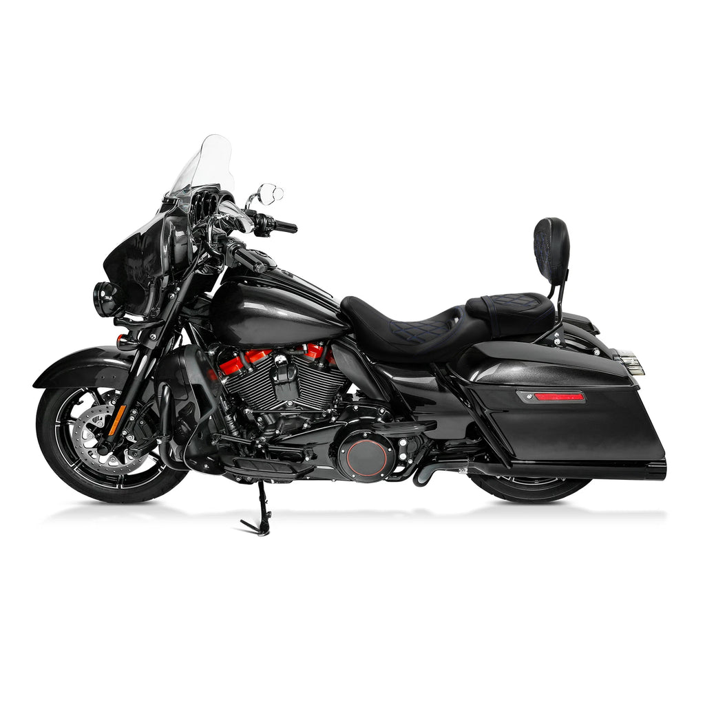 Sissy Bar Backrest Pad for Harley Electra, Street, Road King, Glide (2014–2023)
