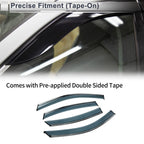 Set of 4 Window Deflectors for Nissan Altima (2013–2018) Black Vent Visor