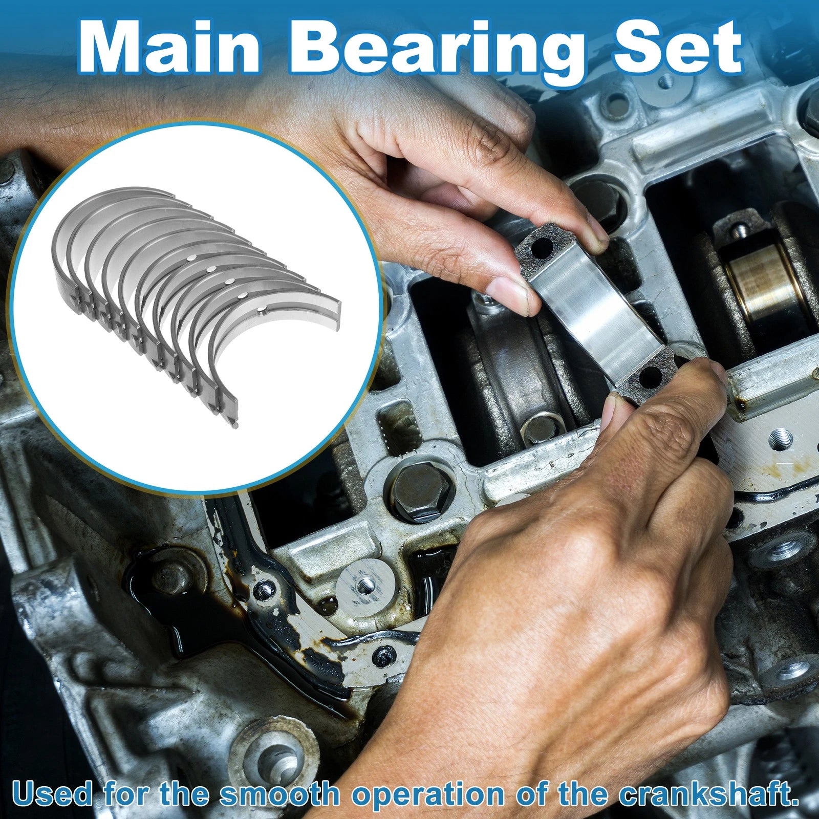 Main Bearing Set No. 11711-28010 for Toyota Camry (2001–2005)