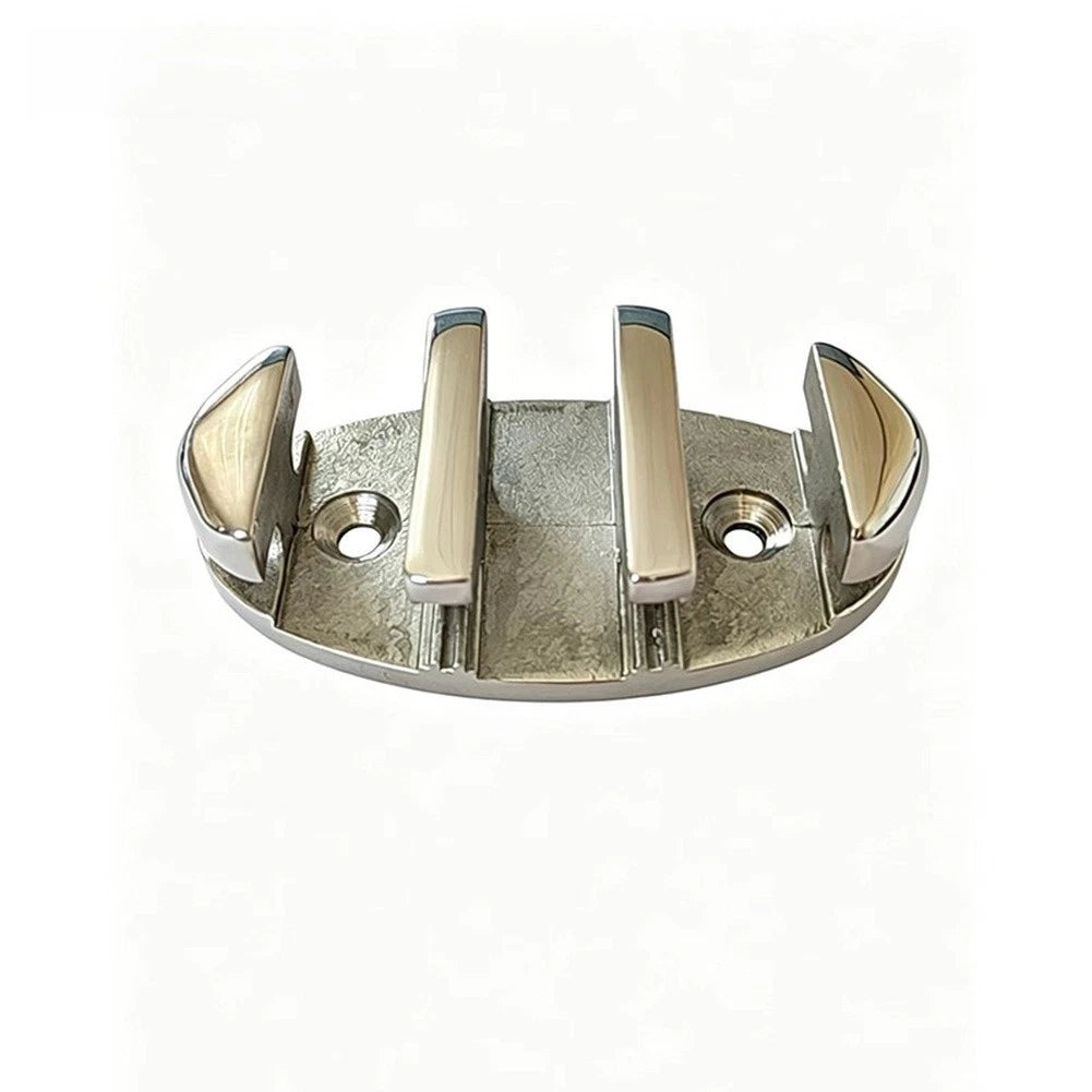 316 SS Marine Rope Holder Zigzag Clamp for Yacht Rail and Deck