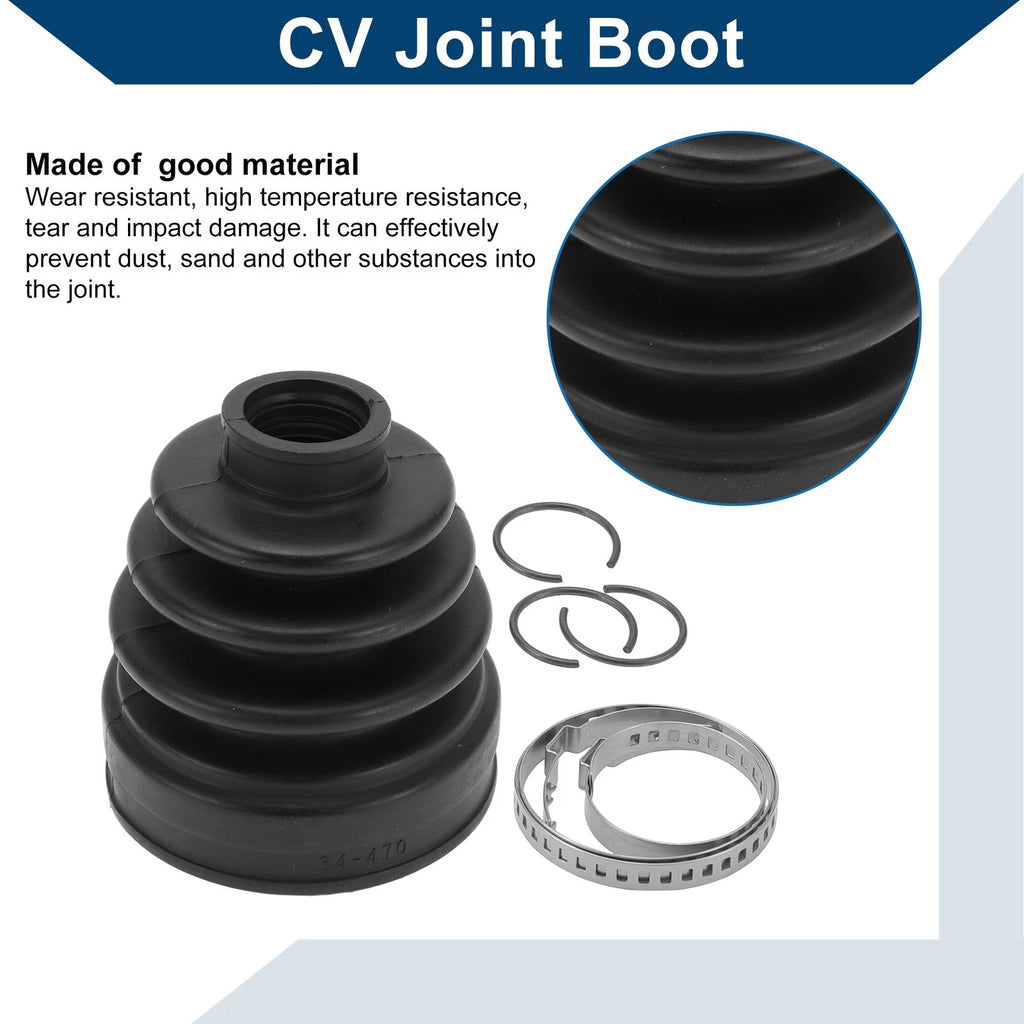 Inner CV Joint Boot Kit w/ Clamps for Jeep Compass (2008–2014) 68127817AA