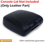 Leather Console Armrest Cover for Jeep Wrangler (2011–2017) Gray Stitch