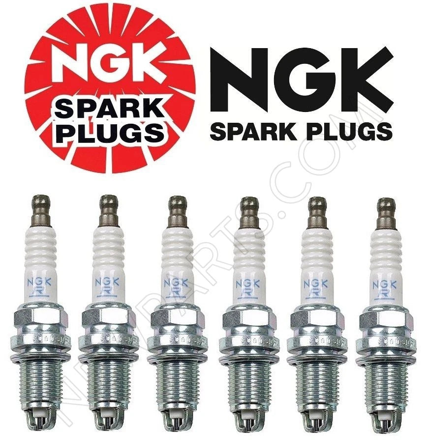 Set of 6 Spark Plugs NGK V Power BKR5EKB11 for Lexus GS300, Toyota Paseo