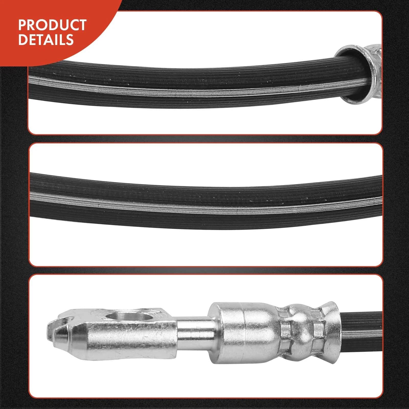 Rear Left Brake Hydraulic Hose for Volkswagen Jetta, Passat, Golf (2010–2013)