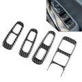 Set of 4 Window Lift Switch Button Panel Cover Trim for Kia Stinger (2018–2023)