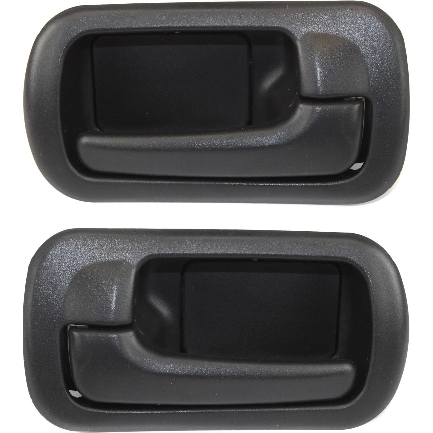 Interior Door Handle for Honda Civic (2001-2005) - Set of 2 Rear Black Plastic
