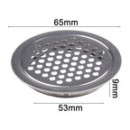 10pcs Set Round Air Vent Grill Metal Cover for Cabinet Cupboard