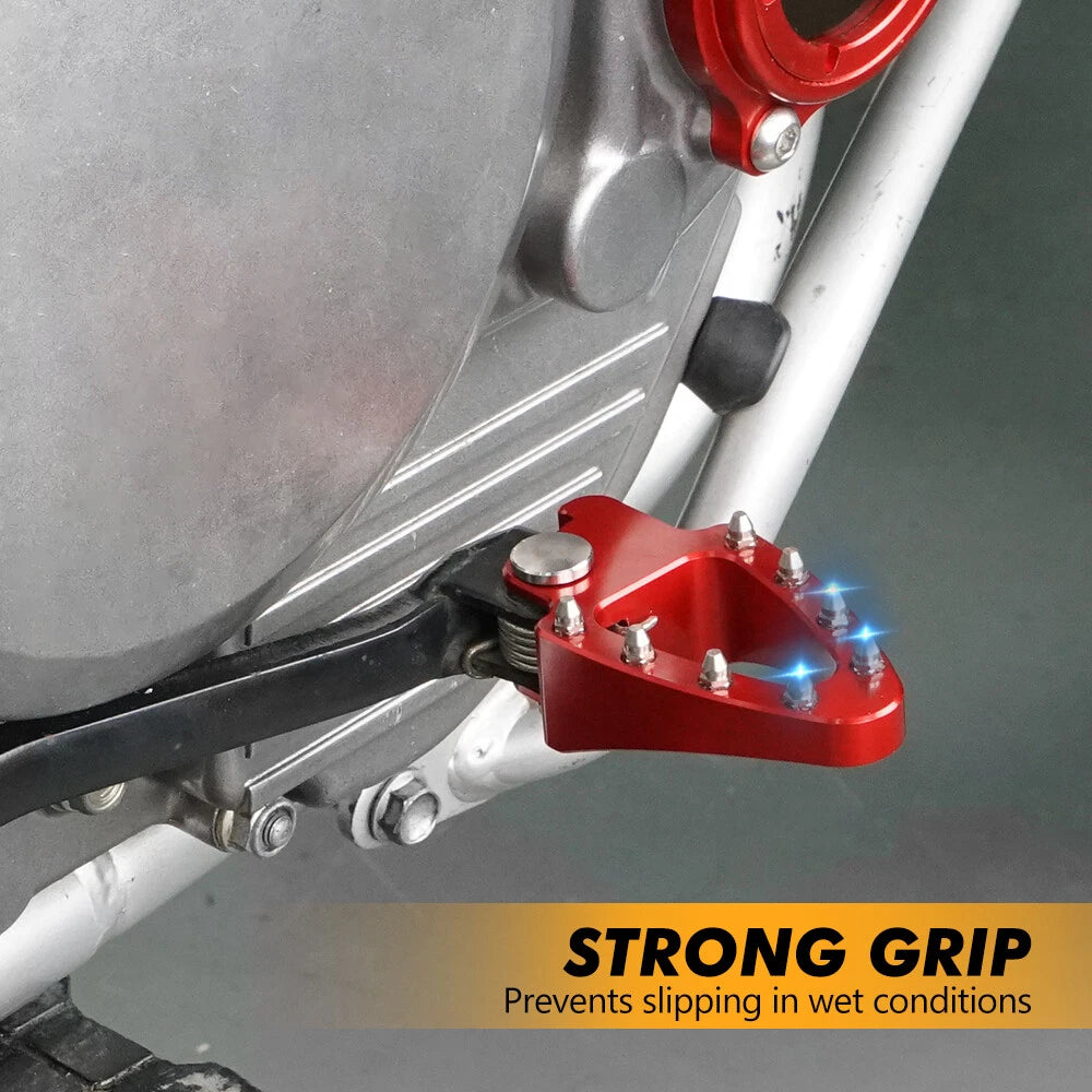 CNC Enlarged Brake Foot Pedal Lever Step Tip Plate for Honda XR650L (1993–2025)