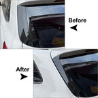 ABS Glossy Black Rear Window Spoiler Trim Covers for Skoda Kamiq (2019-2023)