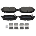 Set of 4 Rear Ceramic Brake Pads for Jeep Wrangler (2007–2018)