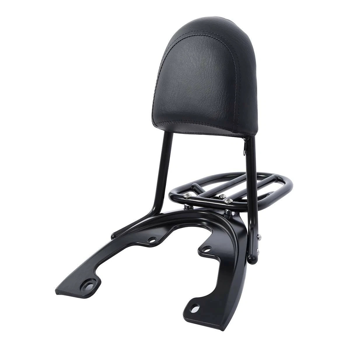 Sissy Bar Backrest Baseplate for Harley V-Rod VRSCAW (2007–2011) Black/Chrome