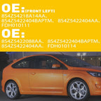 4x Outside Door Handles for Ford Focus (2008–2011)
